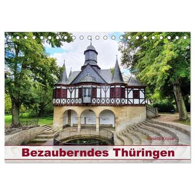 Bezauberndes Thüringen (Tischkalender 2027 DIN A5 quer), CALVENDO Monatskalender