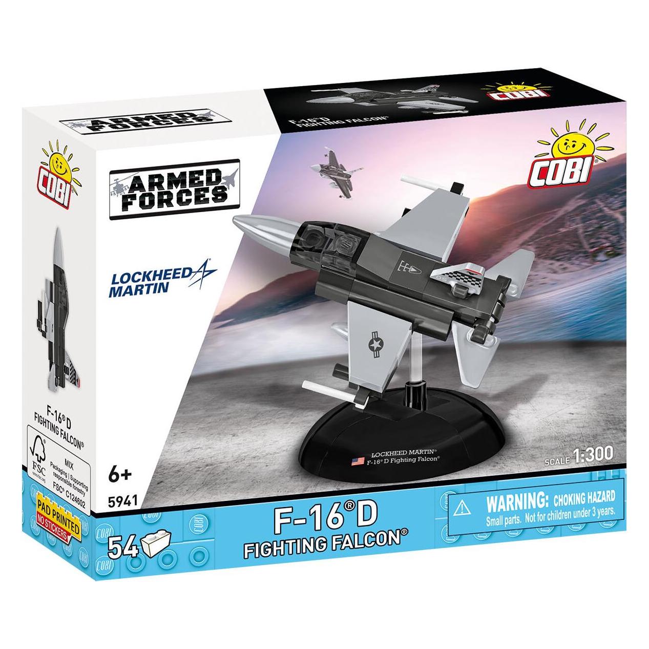 Cobi 55 PCS ARMED FORCES /5941/ F-16C FIGHTING FALCON (Cobi Factory SA)