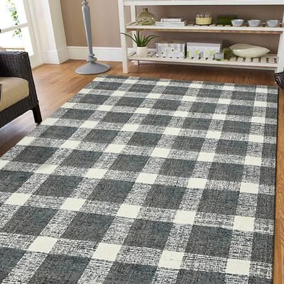 Amer Rugs Tennessee Tartan Plaid Hand-Tufted Wool Rug