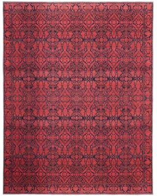Grand Bazaar Welch Oriental Pink/Blue Area Rug