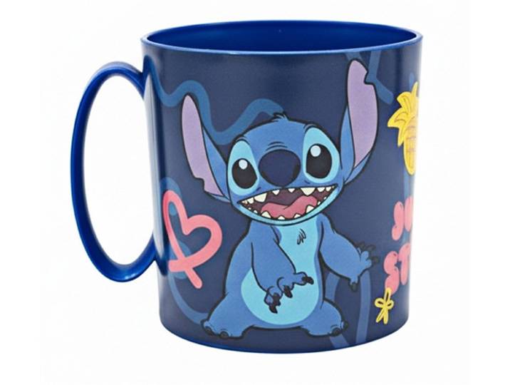 Disney - Lilo & Stitch - Mok 350ml - Stitch Happy Face - microwafe safe (BPA-vrij)