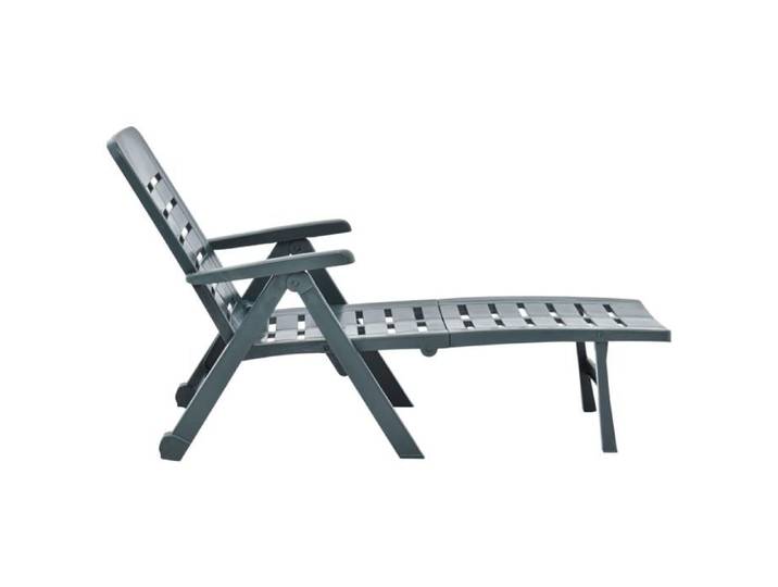 Printemps 2026 Soldes Vert Fauteuil Long d'appoint - pour jardin - Chaise longue pliable Plastique Vert 2_806942