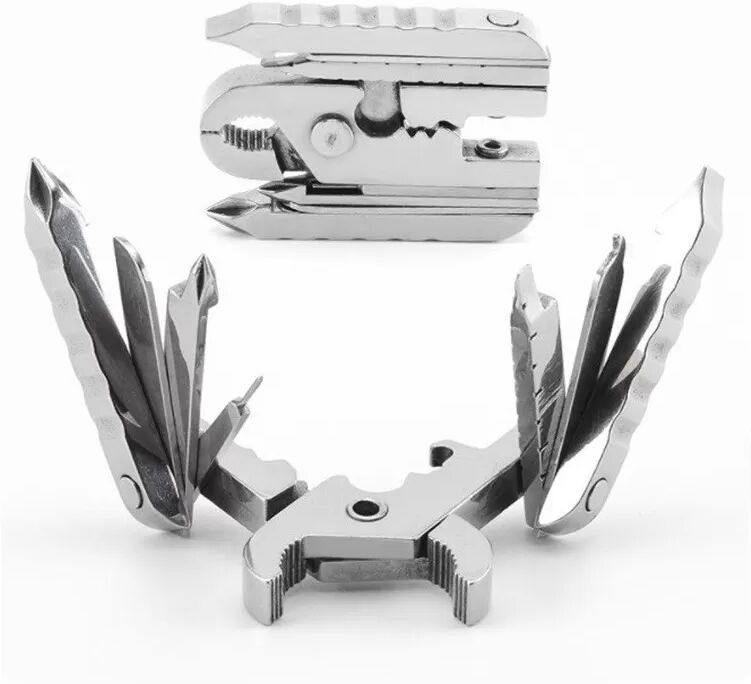INF 15-in-1-Schlüsselanhänger-Multitool mit Zange und Schraubendreher