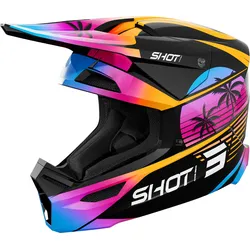 Shot Furious Miami Jugend Motocross Helm Y/M (51/52)