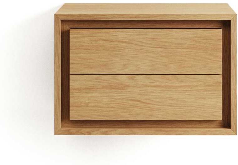 Pharao24.de Teakholz Badezimmer Unterschrank im Skandi Design 60 cm breit