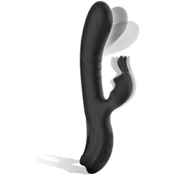 Black&Silver, Vibrator, Jamie Stimulating Vibe Silicone Rechargeable Black