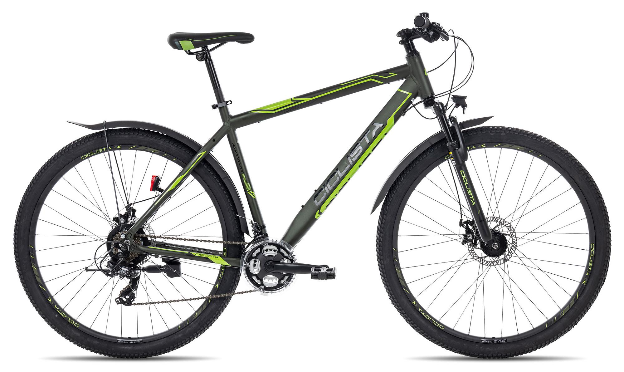 Ciclista Adventure 29 Disc All-Terrain-Bike ab 14 Jahren 29 Zoll Grün 43 cm