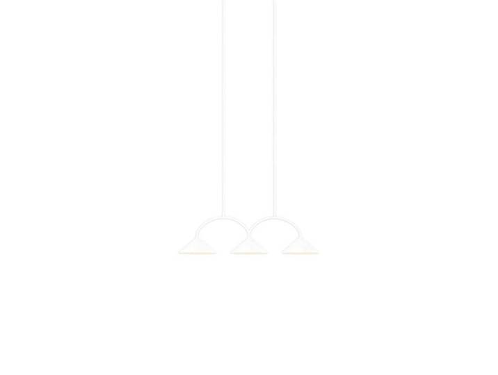 Curve 3 Pendelleuchte White - Globen Lighting CURVE 5 - Wohnzimmer - Vintage - Metall - Mehrflammig