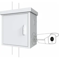 Lanview RACK FOR CCTV W=650mm D=450mm (19 Zoll Rack), Serverschrank, Weiss