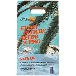 325ml Paul Mitchell Stay Golden Duo Platinum Plus (Shampoo 300ml + Drops 25ml)