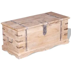 vidaXL Truhe Akazienholz