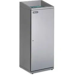 Mülleimer Janibell T330 Abfallbehälter 75,7 L metallik silber mit speziellem Endlos-Abfallsack-System, effizient & einfach