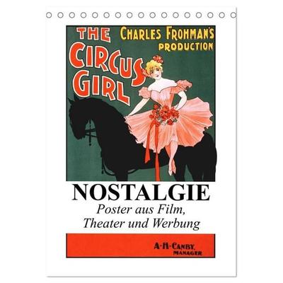 NOSTALGIE Poster aus Film, Theater und Werbung (Tischkalender 2027 DIN A5 hoch), CALVENDO Monatskalender