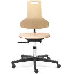 Dauphin IS 1901 Tec Holzschale Arbeitsstuhl frei konfigurierbar