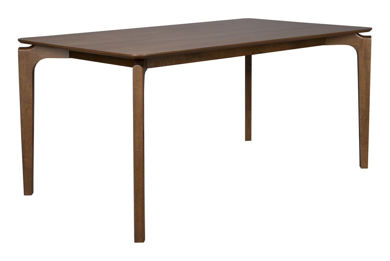 Dutchbone Eettafel Savone Walnoot, Bruin, B: 160 cm, D: 90 cm, H: 75 cm
