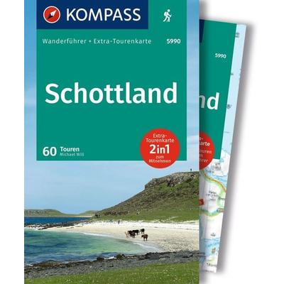 KOMPASS Wanderführer Schottland, Wanderungen an den Küsten und in den Highlands 60 Touren mit Extra-Tourenkarte, Taschenbuch von Michael Will,