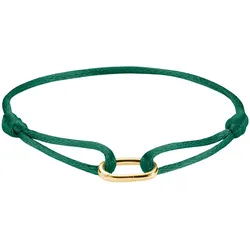 Thomas Sabo C1210-413-34-L24V Textilarmband Connect Vergoldet Grün