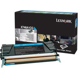 Lexmark X746A1CG (X746A1CG) Toner – cyan – neu verpackt