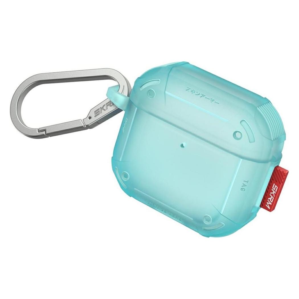 Skinarma Case Mecha CE for AirPods 4 turquoise (Kopfhörer Hülle) (SK-AP4MECCE-TEAL)