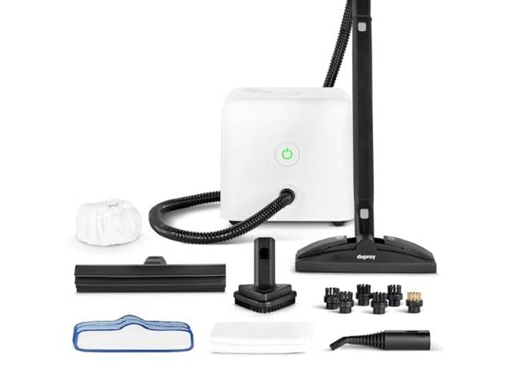Dupray Nettoyeur vapeur Neat pour sols joints vitres\, sans produit chimique Élimine 99.9% des bactéries et virus Maison\, cuisine\, salle de bain\, textiles & voitures Pack complet 17 pièces inclus