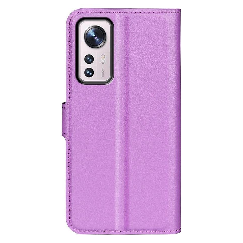 Cover-Discount Xiaomi 12/12X - Leder Etui Hülle violett (Xiaomi 12X) (101914303H)