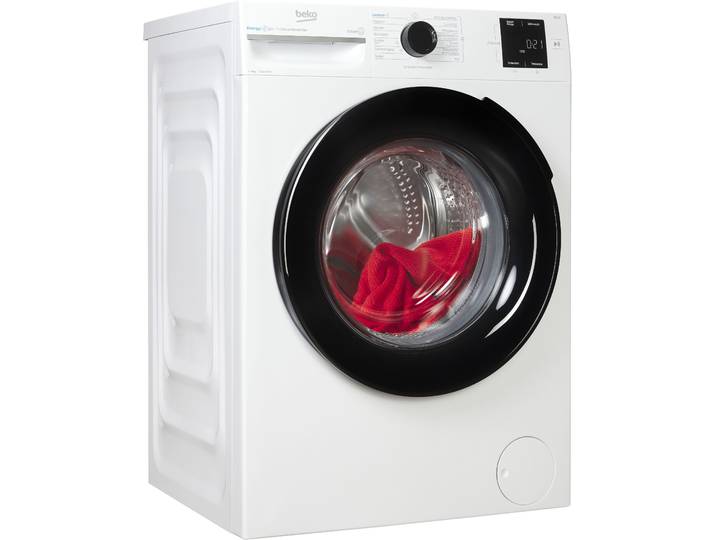 BEKO Waschmaschine BM3WFU3941X , Energieeffizienz: A, weiß, B:60cm H:84,5cm T:54,6cm, Waschmaschinen, EnergySpin – optimierte Waschbewegungen für gründliche Reinigung., Waschmaschine