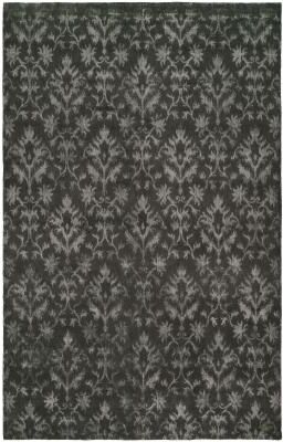 KALATY Gramercy Pewter Viscose and Wool Handmade Area Rug