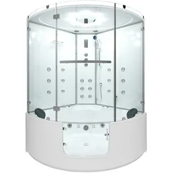 AcquaVapore Dampfdusche Whirlpool Dusche Duschkabine K60-WS-TH 140x140cm OHNE Zusatzoptionen