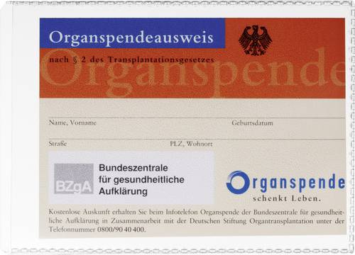 Durable Ausweishülle 213419 Transparent