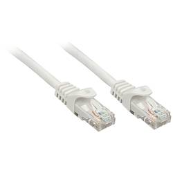 LINDY 48404 RJ45 Patchkabel CAT 5e U/UTP 5.00 m Grau vergoldete Steckkontakte 1 St.