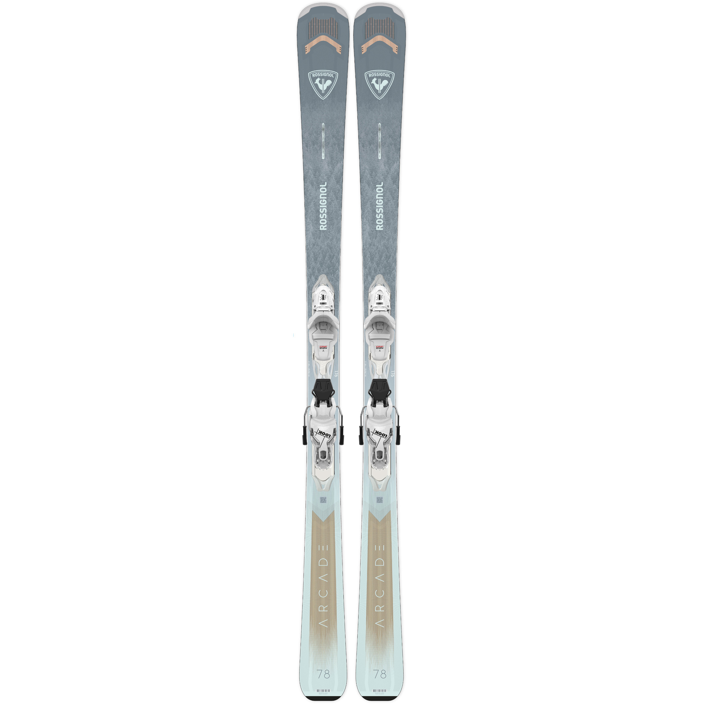 Rossignol Arcade 78 XP10 Alpinski 26/27 Damen Alpinski weiss Größe 140CM Skifahren