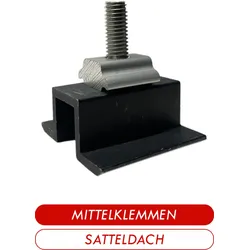Solarmodule Module Alu Mittelklemmen Schwarz