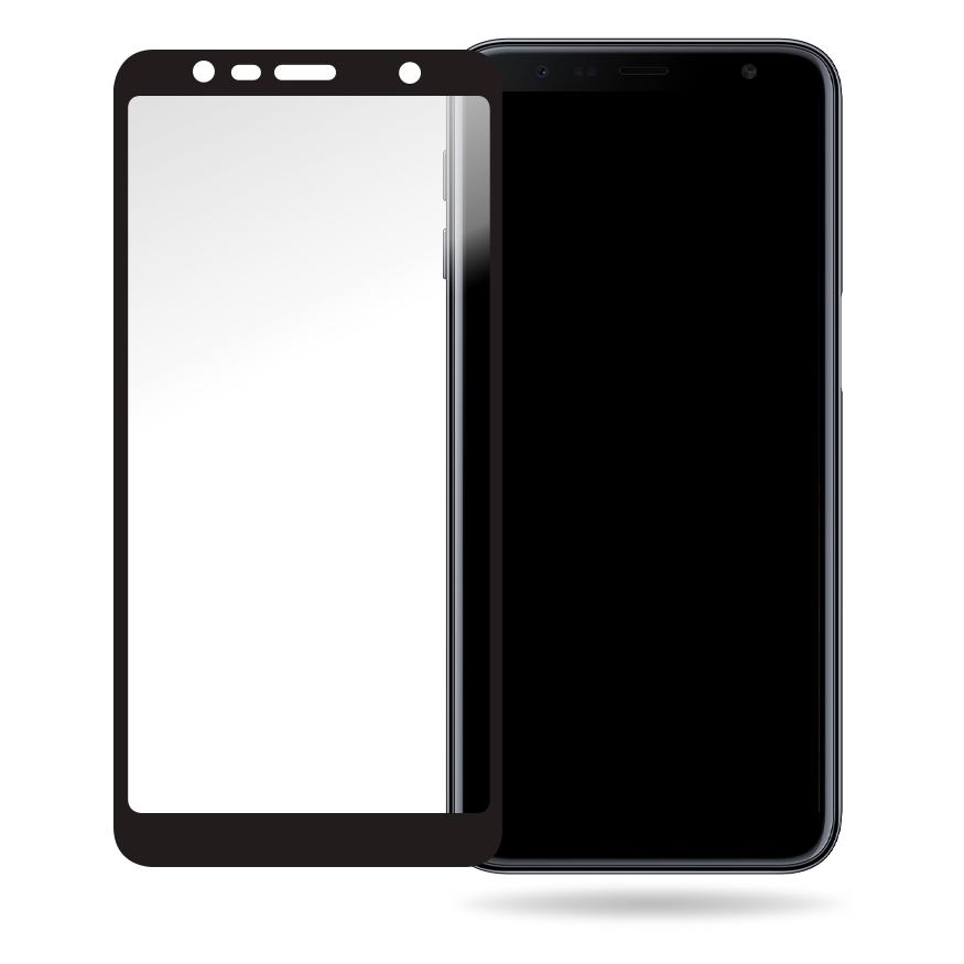 Mobilize Schwarzer Rahmen Glas (Samsung Galaxy J6+) (37168782)
