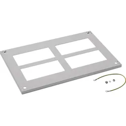 Hager FZ892D Verschlussplatte geöffnet für Schrank univers, IP54, SKI, 20x600x400mm