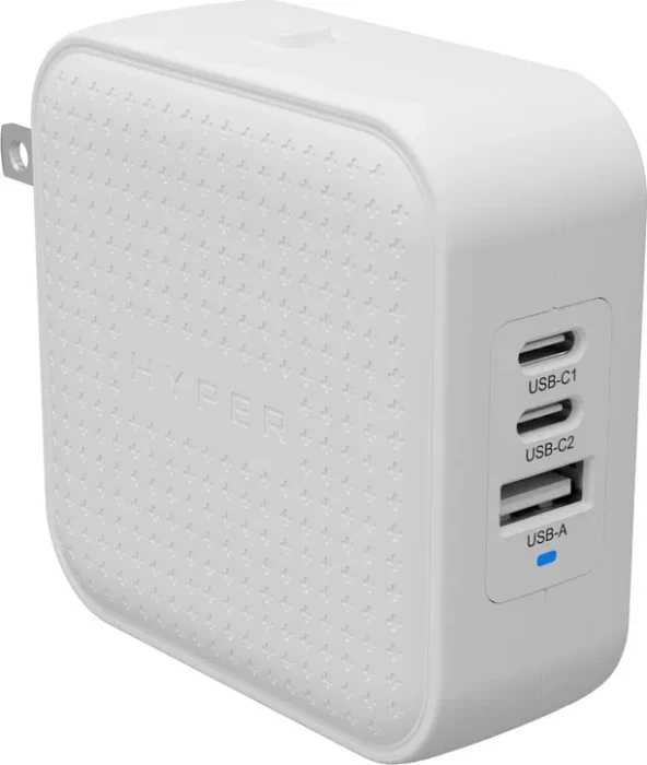 Hyper Juice 70W USB-C GaN Travel Charger (3C+1A) - White