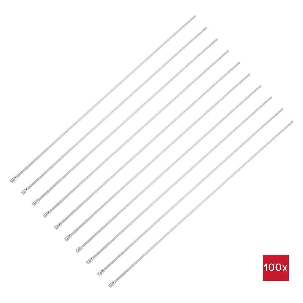 Tru Components TC-12647568 Stahlkabelbinder 520 mm 4.6 mm AISI 304 100 St. (520 mm, 100 Stk.) (TC-12647568)