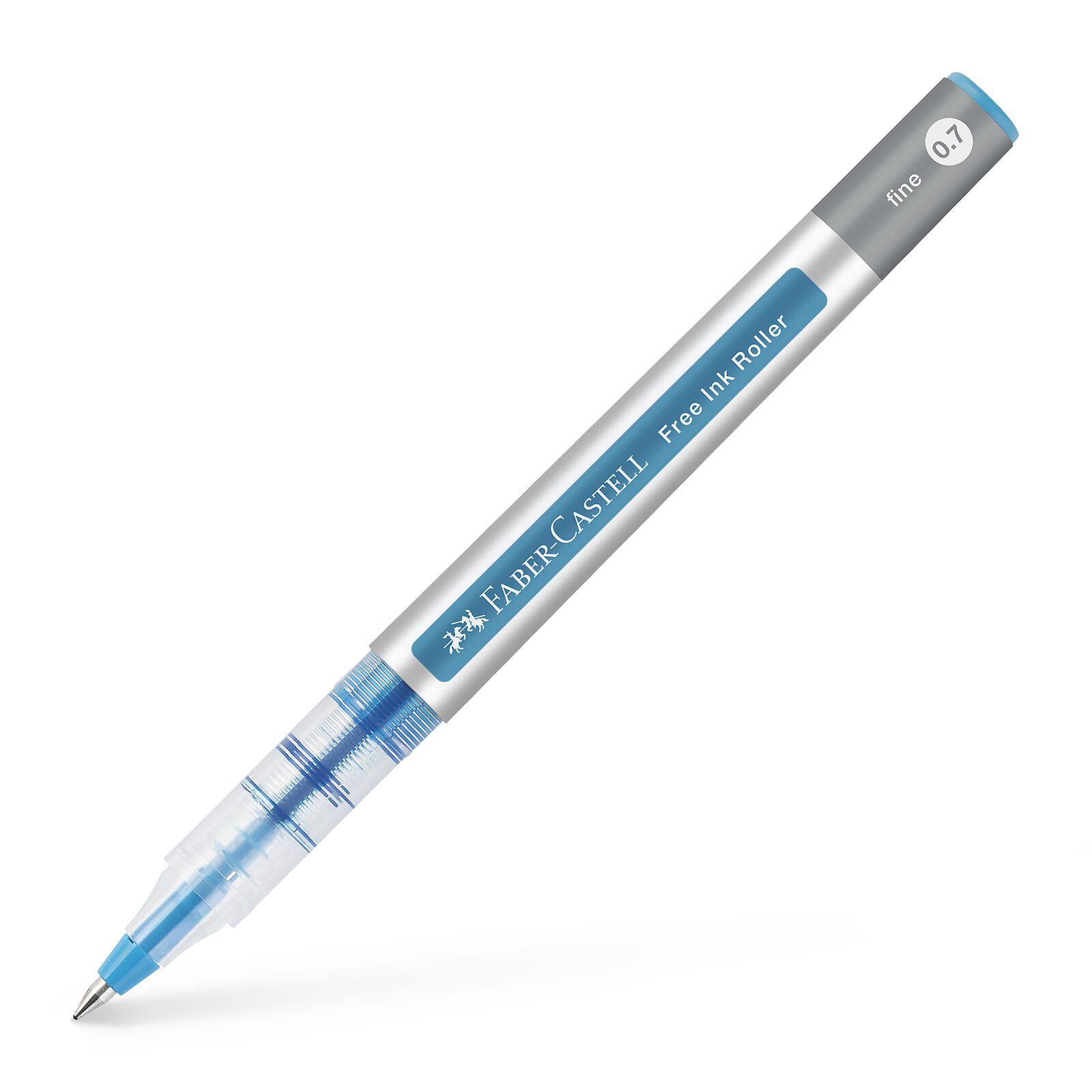 FABER-CASTELL Free Ink Tintenroller grau 0.7 mm Schreibfarbe: Blau 348147