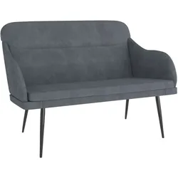 vidaXL Sitzbank Dunkelgrau 110x76x80 cm Samt