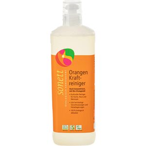 Sonett Kraftreiniger DE4055, Orangenkraftreiniger, Flasche, Konzentrat, 500 ml
