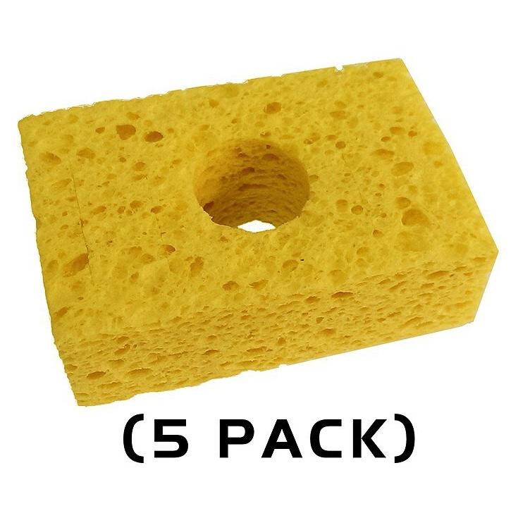 Thermaltronics Schwamm gelb, 5er Pack (SPG-5)