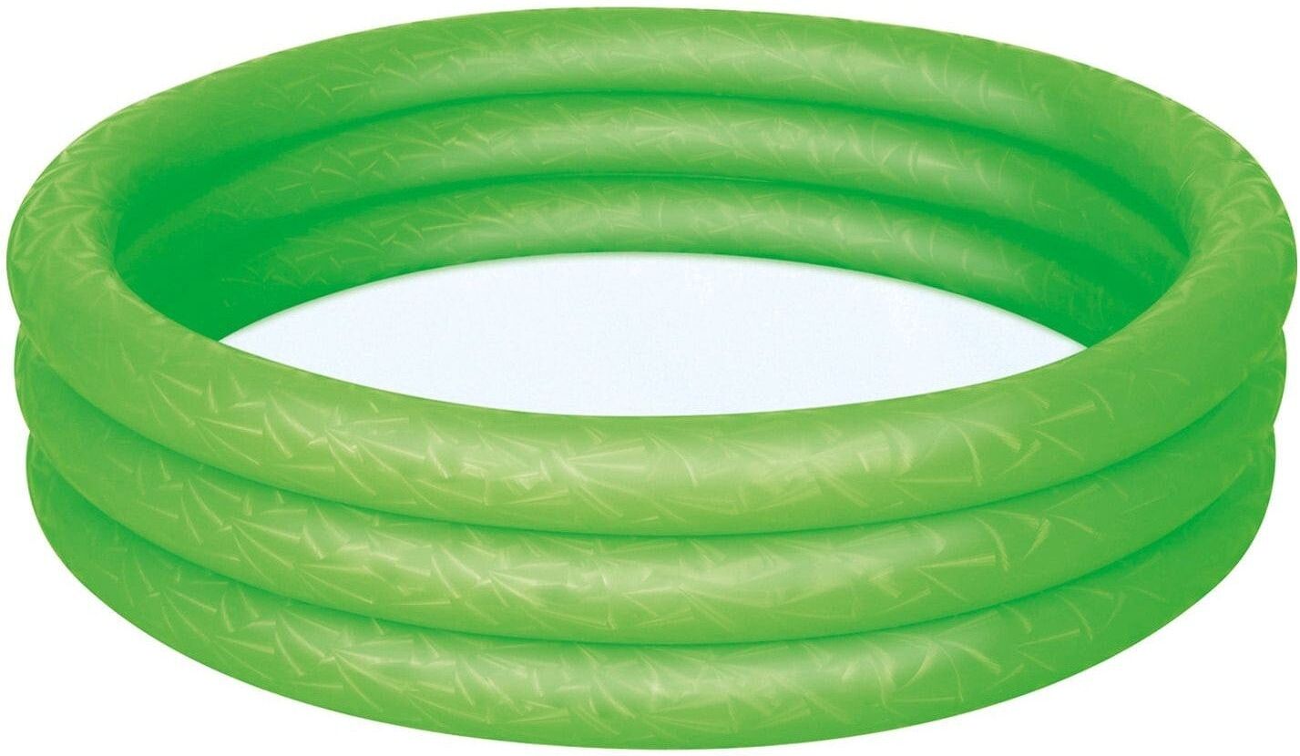 Bestway 51027 183cm Three-Ring Inflatable Paddling Pool for Outdoor Use