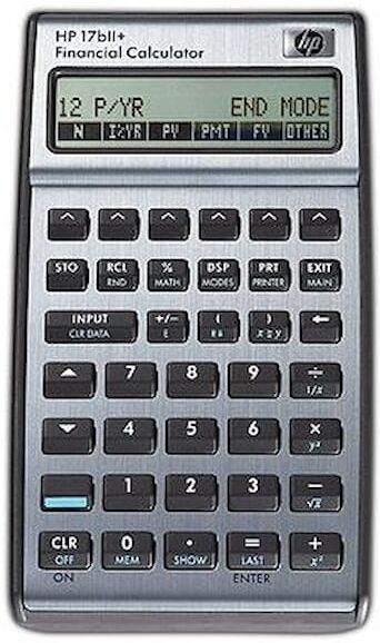 RÃ¤knare finans HP 17BII+ med nordisk manual