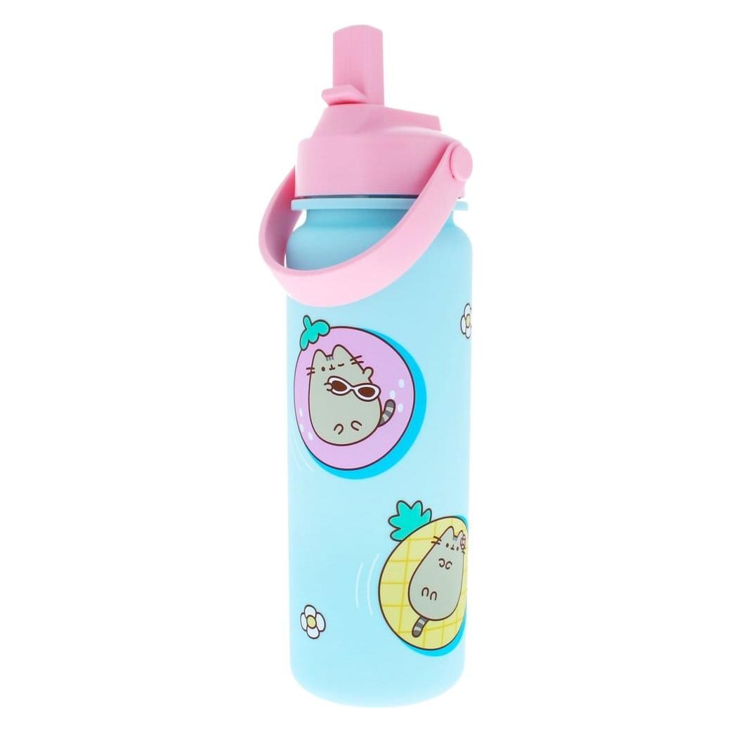 Thumbs Up Pusheen bouteille d'eau Flip Top By The Pool Bleu (THUP-PUTV6777)