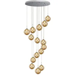 PENDELLEUCHTE Energie 15-flammig 41/41/320 cm