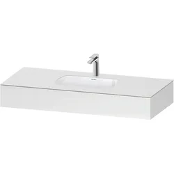 Duravit Collection One Einbauwaschtisch mit Konsole, 1200x550x170mm, QA4692018180000, Farbe: Weiß Matt
