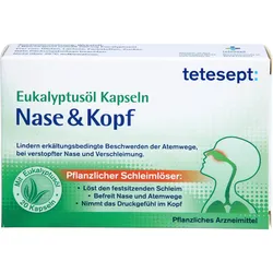 Tetesept Eukalyptusöl Kapseln Nase + Kopf 20 ST