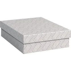 VONL 61560001 - Archivboxen, Gr. S, 3 Stück, weiß/grau