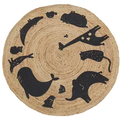 KURZFLOR-TEPPICH Beige 120 cm Earth