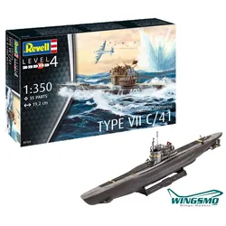 Revell Schiffe U-Boot Typ VII C/41 1:350 05154