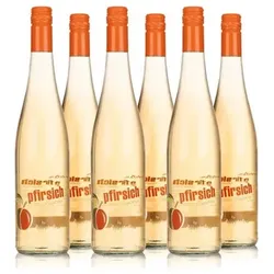 AFFENTALER WEIN Pfirsich Secco fruchtig duftend exklusiv bei QVC 6 Flaschen à 0,75l